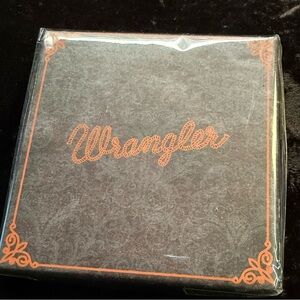 Wrangler Jewelry Box with Orange Accents